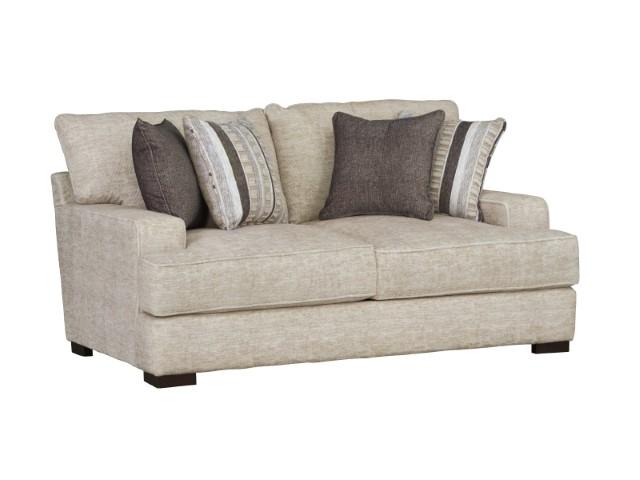 ARDENFOLD Loveseat, Beige & Gray - Marjories Furniture (Las Vegas, NV)