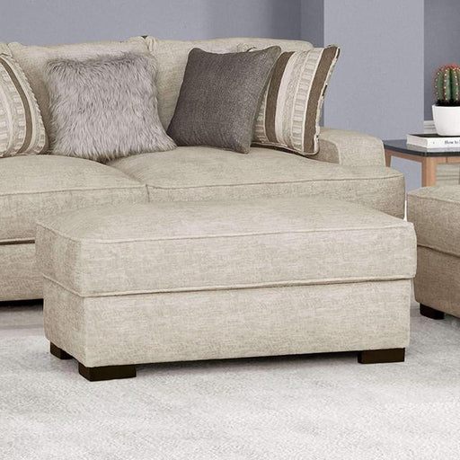 ARDENFOLD Ottoman, Beige & Gray - Marjories Furniture (Las Vegas, NV)