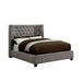 Cayla Bed Silver & Grey - Marjories Furniture (Las Vegas, NV)