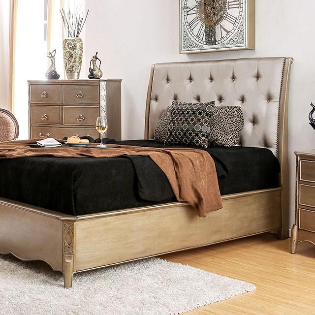 Celine E.King Bed - Marjories Furniture (Las Vegas, NV)