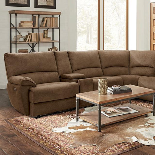 CERELIA Power Sectional, Brown - Marjories Furniture (Las Vegas, NV)