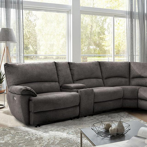 CERELIA Power Sectional, Gray - Marjories Furniture (Las Vegas, NV)