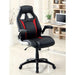 Argon Black/Silver/Red Office Chair - Marjories Furniture (Las Vegas, NV)