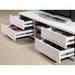 Cerro White 59" TV Console, White - Marjories Furniture (Las Vegas, NV)