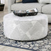 CHANCERY Ottoman, Gray/Navy - Marjories Furniture (Las Vegas, NV)