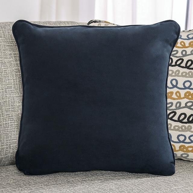 CHANCERY Sofa, Gray/Navy - Marjories Furniture (Las Vegas, NV)
