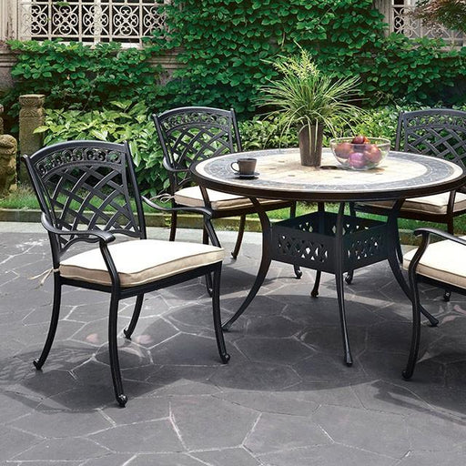 Charissa Round Patio Table - Marjories Furniture (Las Vegas, NV)