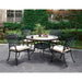 Charissa Round Patio Table - Marjories Furniture (Las Vegas, NV)