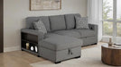 Chatham Sectional Gray - Marjories Furniture (Las Vegas, NV)