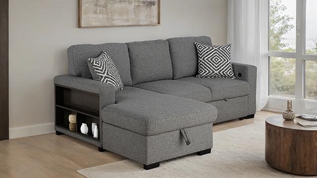 Chatham Sectional Gray - Marjories Furniture (Las Vegas, NV)
