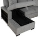 Chatham Sectional Gray - Marjories Furniture (Las Vegas, NV)