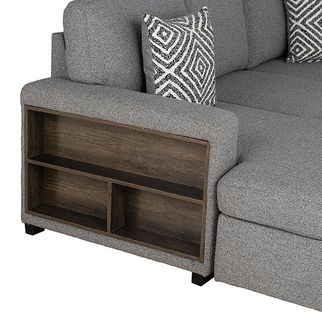 Chatham Sectional Gray - Marjories Furniture (Las Vegas, NV)