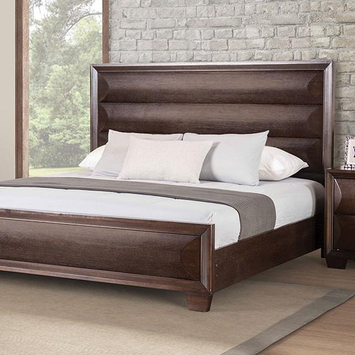 Chemnitz Bed Espresso & White - Marjories Furniture (Las Vegas, NV)