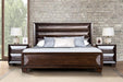 Chemnitz Bed Espresso & White - Marjories Furniture (Las Vegas, NV)