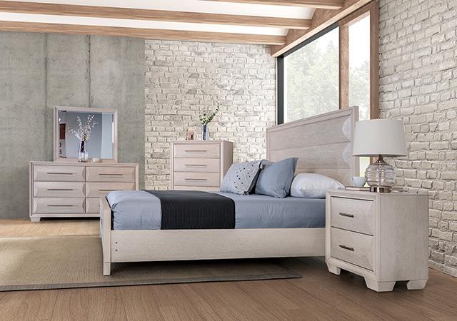 Chemnitz Bed Espresso & White - Marjories Furniture (Las Vegas, NV)