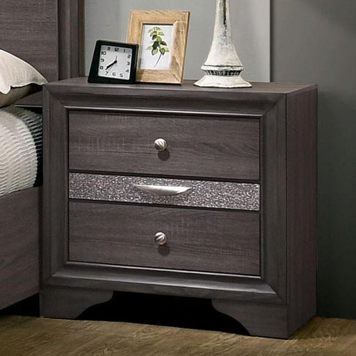 Chrissy Gray Night Stand - Marjories Furniture (Las Vegas, NV)