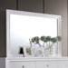 Chrissy White Mirror - Marjories Furniture (Las Vegas, NV)