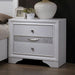 Chrissy White Night Stand - Marjories Furniture (Las Vegas, NV)