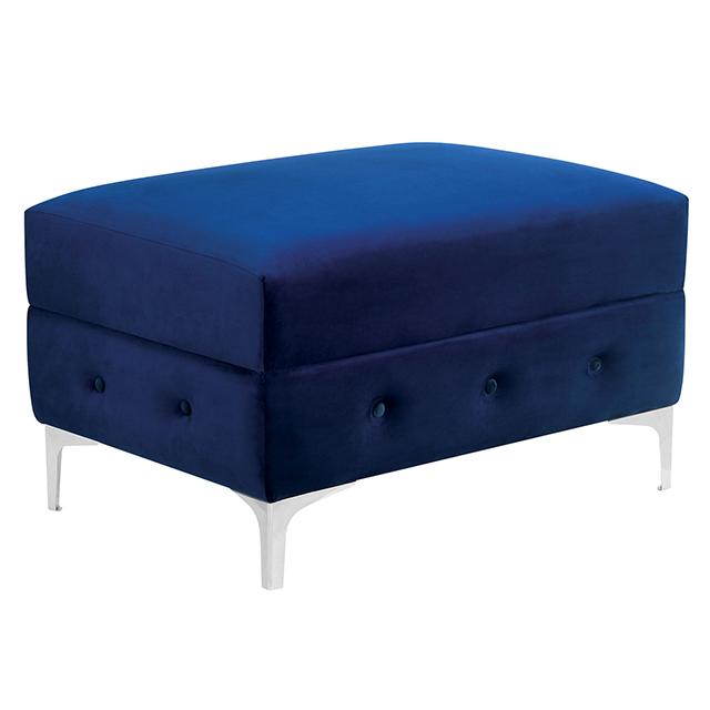 CIABATTONI Ottoman, Navy - Marjories Furniture (Las Vegas, NV)