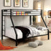 CLAREN Black Twin/Queen Bunk Bed - Marjories Furniture (Las Vegas, NV)