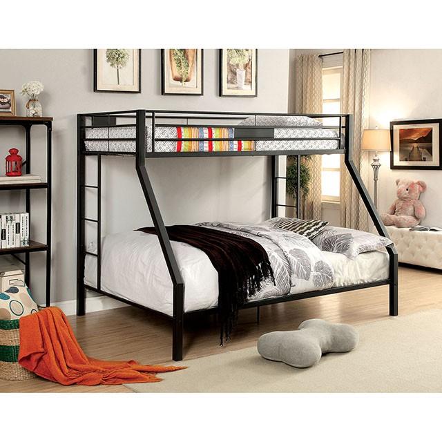 CLAREN Black Twin/Queen Bunk Bed - Marjories Furniture (Las Vegas, NV)