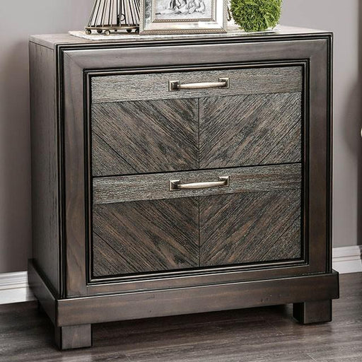 Argyros Espresso Night Stand - Marjories Furniture (Las Vegas, NV)