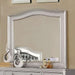 Ariston Mirror White, Silver, & Black - Marjories Furniture (Las Vegas, NV)