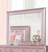 Ariston Rose Pink Mirror - Marjories Furniture (Las Vegas, NV)