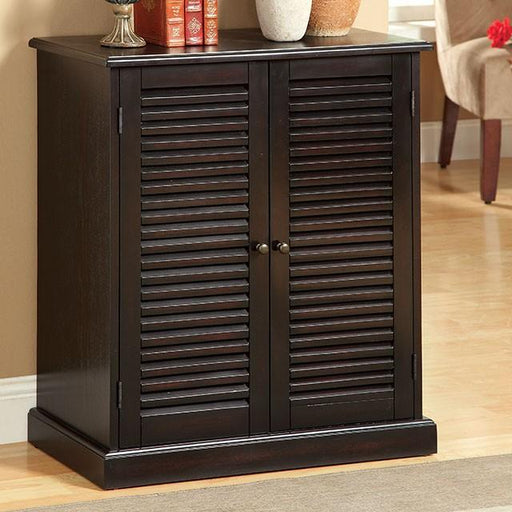 Della Espresso Shoe Cabinet - Marjories Furniture (Las Vegas, NV)