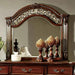 ARTHUR Brown Cherry Mirror - Marjories Furniture (Las Vegas, NV)
