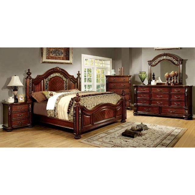 ARTHUR Brown Cherry Chest - Marjories Furniture (Las Vegas, NV)
