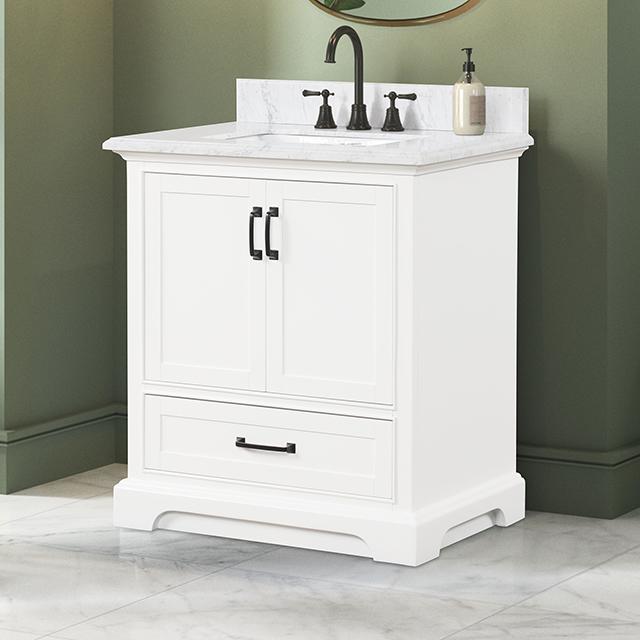 Arthur Vanity with Top/ Sink - Marjories Furniture (Las Vegas, NV)