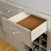 DIOCLES Silver/Gray Server - Marjories Furniture (Las Vegas, NV)