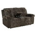 Dionysus Manual Reclining Loveseat Brown - Marjories Furniture (Las Vegas, NV)