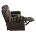 Dionysus Manual Reclining Loveseat Brown - Marjories Furniture (Las Vegas, NV)