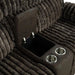 Dionysus Manual Reclining Loveseat Brown - Marjories Furniture (Las Vegas, NV)