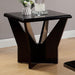DUBENDORF End Table, Black - Marjories Furniture (Las Vegas, NV)