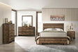 DUCKWORTH Mirror, Light Walnut - Marjories Furniture (Las Vegas, NV)