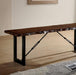 Dulce Walnut Bench - Marjories Furniture (Las Vegas, NV)