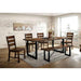 Dulce Dining Table Set Bench - Marjories Furniture (Las Vegas, NV)