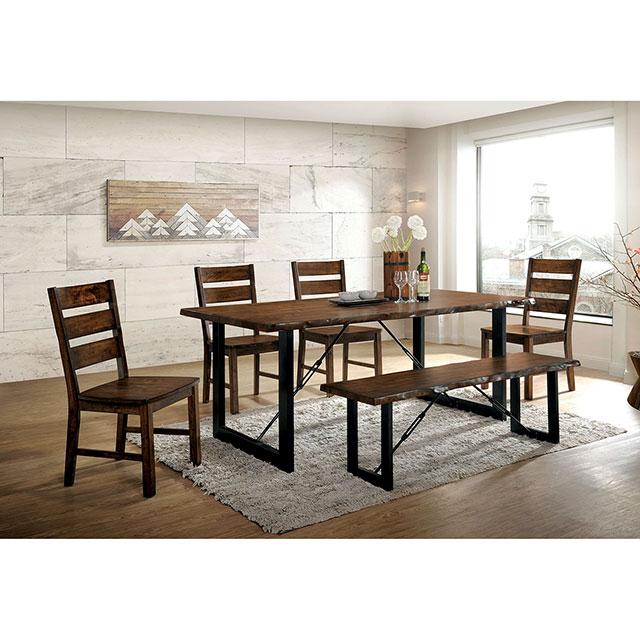Dulce Walnut Bench - Marjories Furniture (Las Vegas, NV)