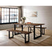 Dulce Walnut Bench - Marjories Furniture (Las Vegas, NV)