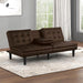 Eidsberg Futon Sofa Bed Orange, Grey, Brown, & Black - Marjories Furniture (Las Vegas, NV)