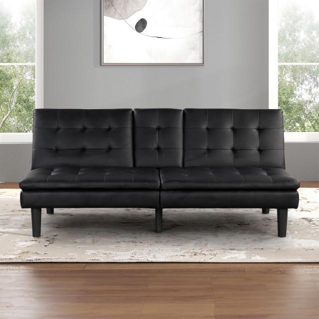 Eidsberg Futon Sofa Bed Orange, Grey, Brown, & Black - Marjories Furniture (Las Vegas, NV)
