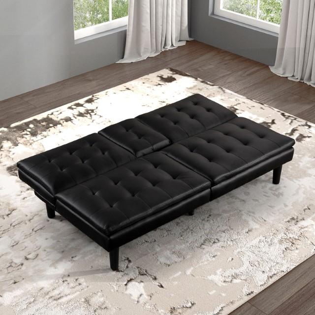 Eidsberg Futon Sofa Bed Orange, Grey, Brown, & Black - Marjories Furniture (Las Vegas, NV)