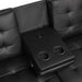 Eidsberg Futon Sofa Bed Orange, Grey, Brown, & Black - Marjories Furniture (Las Vegas, NV)