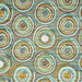Atlas Rug Gray/ Aqua - Marjories Furniture (Las Vegas, NV)