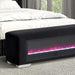Elnath Bench w/ Visual Crystal Fireplace - Marjories Furniture (Las Vegas, NV)
