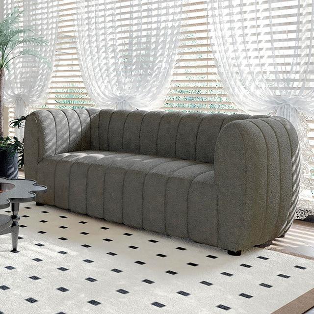 AVERSA Loveseat, Black, Gray, & White - Marjories Furniture (Las Vegas, NV)