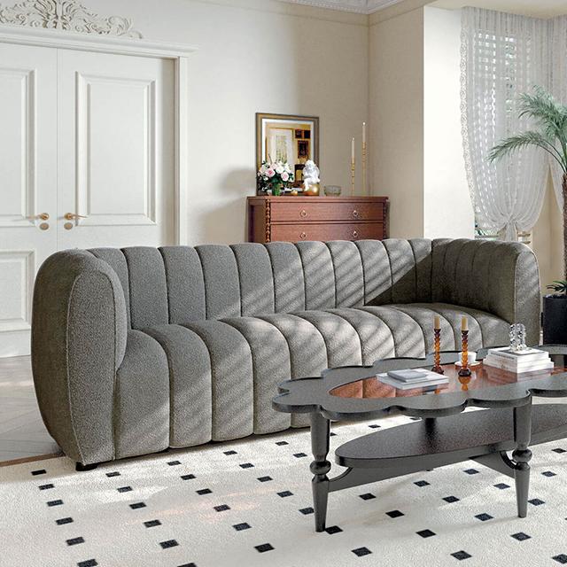 AVERSA Sofa, Black, Gray, & White - Marjories Furniture (Las Vegas, NV)